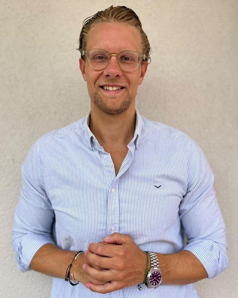 Christopher Koschinski, Schwimmtrainer der Flossenclub Schwimmschule